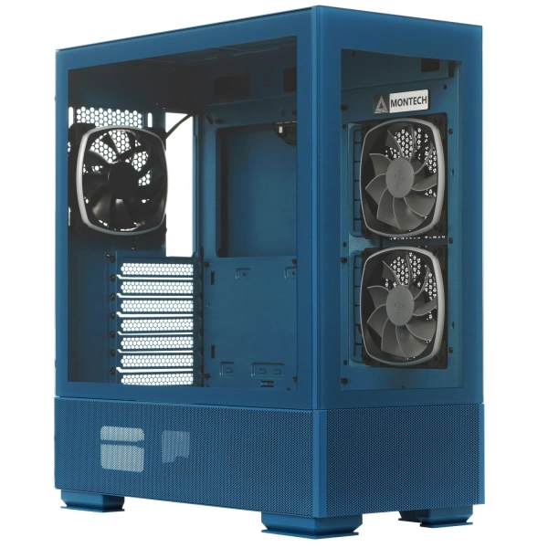 Купить корпус montech sky two [sky two morocco blue] синий