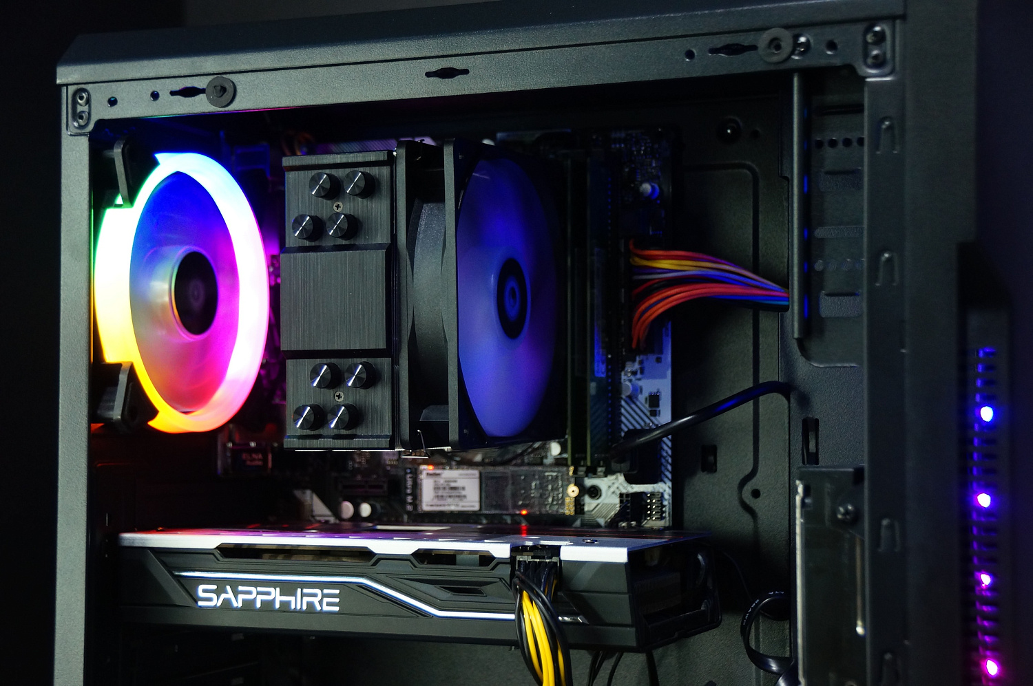 Компьютер AMD Ryzen 5 3500X, AMD Radeon RX 570