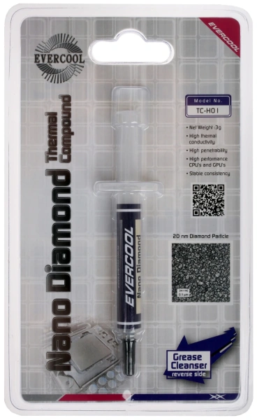 Купить термопаста evercool nano diamond tc-h01