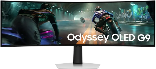 Купить 49" монитор samsung odyssey oled g9 g91sd серебристый