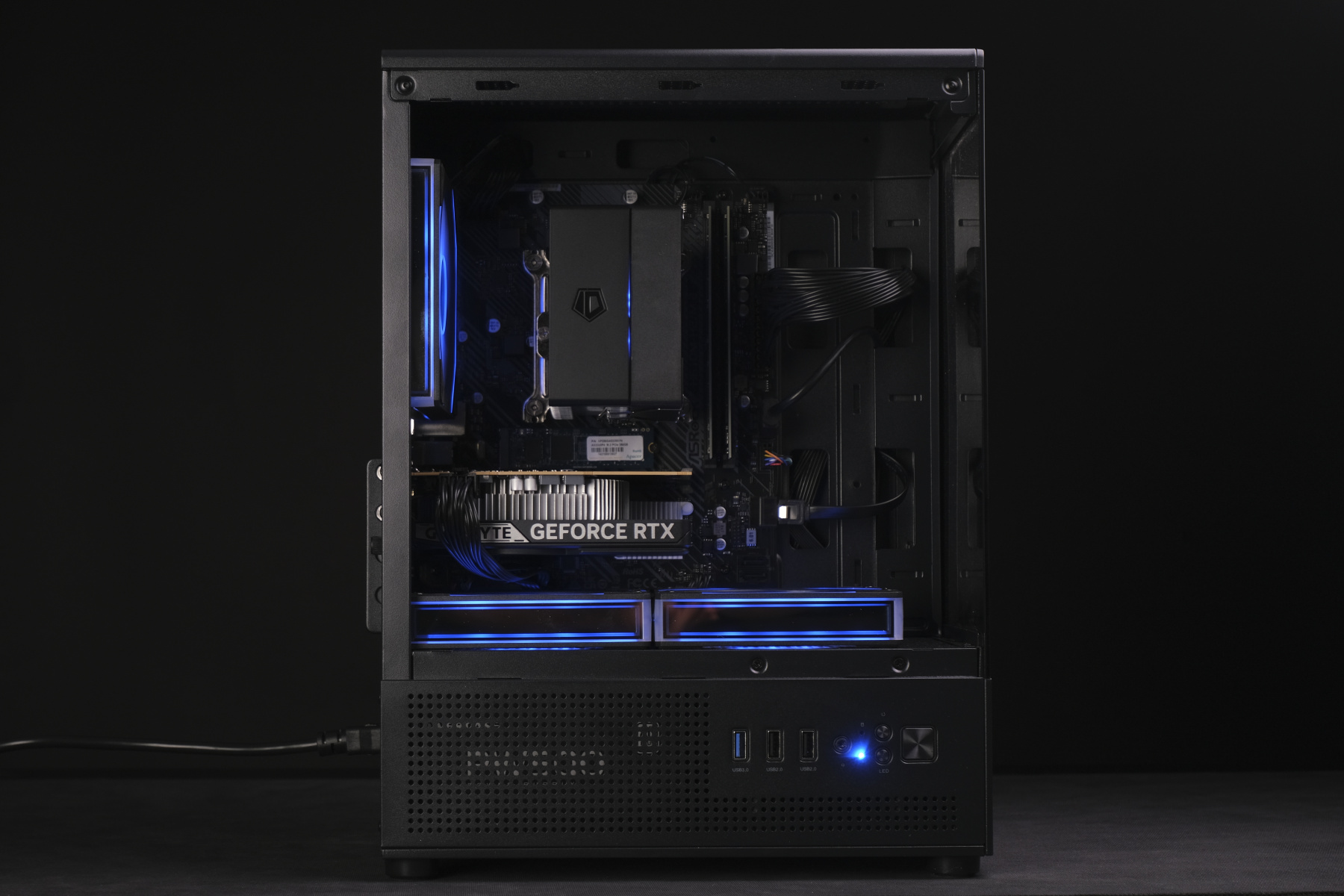 Купить системный блок intel core i5 12400f, rtx 5050, ddr4 16gb, ssd 256gb, ssd 1000gb