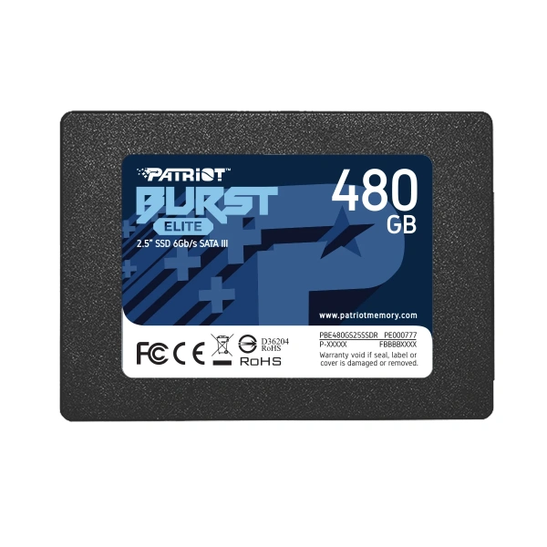 Купить 480 гб 2.5" sata накопитель patriot burst elite [pbe480gs25ssdr]