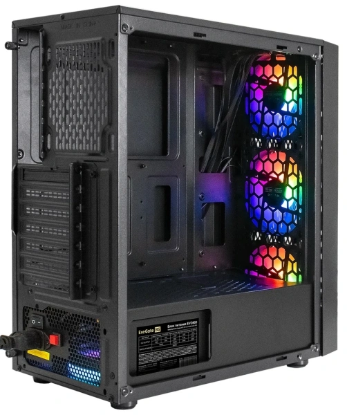 Купить корпус exegate evo-8243-evo800 [ex296075rus] черный