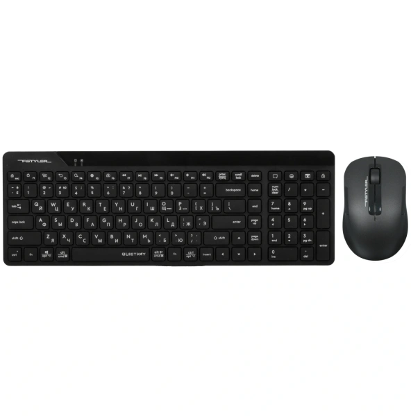 Купить клавиатура+мышь беспроводная   a4tech fstyler fg2300 air 2 черный