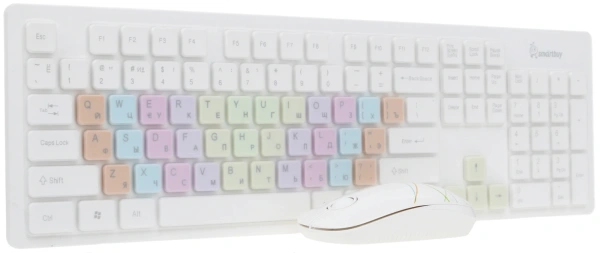 Купить клавиатура+мышь беспроводная   smartbuy sbc-218346ag-w белый