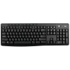 Купить клавиатура+мышь беспроводная   logitech mk270 черный