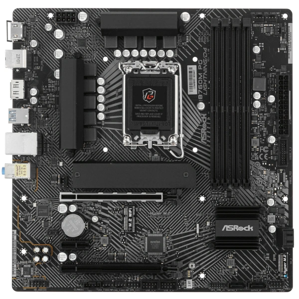 Купить материнская плата asrock b760m pg lightning/d4