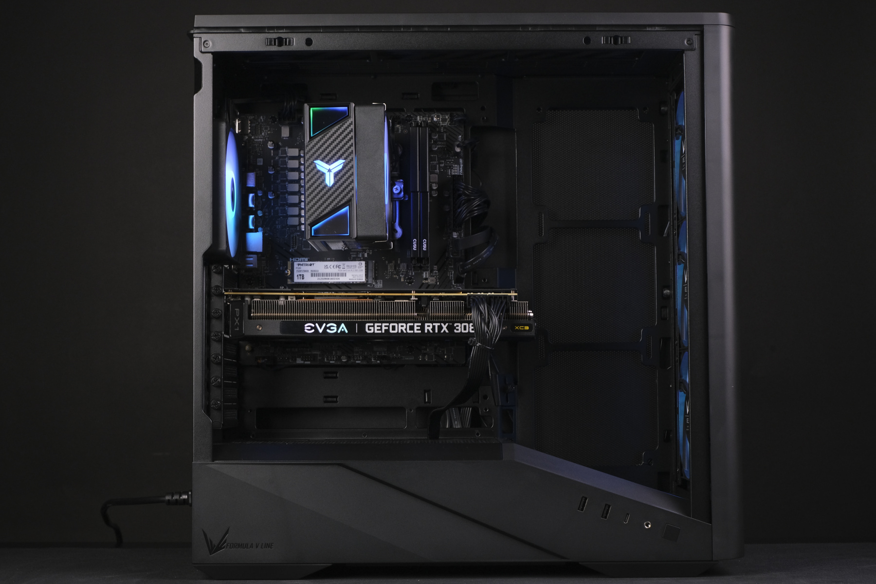 Купить системный блок amd ryzen 5 7500f, rtx 3080 10gb, ddr5 32gb, ssd 1000gb, kk