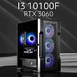 Игровой компьютер Intel Core i3 10100F, NVIDIA GeForce RTX 3060 12GB, DDR4 16GB, SSD 1 - 256GB, SSD 2 - 512GB