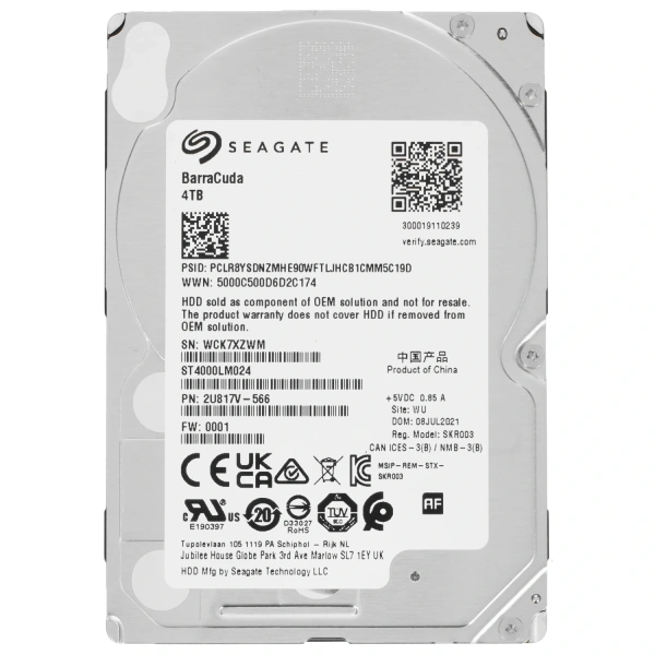 Купить 4 тб жесткий диск seagate barracuda [st4000lm024]