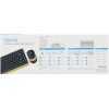 Купить клавиатура+мышь беспроводная a4tech fstyler fg1110 желтый