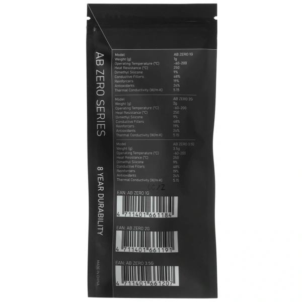 Купить термопаста formula ab zero [ab zero 2g]