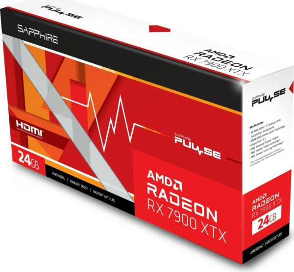 Видеокарта Sapphire AMD Radeon RX 7900 XTX PULSE OC [11322-02-20G]