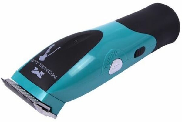 Машинка для стрижки животных Monella 60-0610, бирюзовый/черный