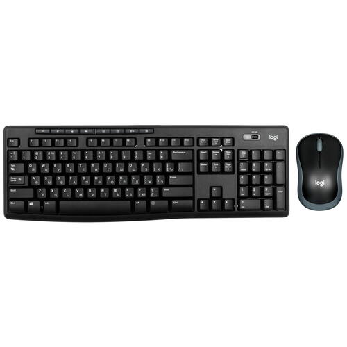 Клавиатура+мышь беспроводная Logitech MK270 черный