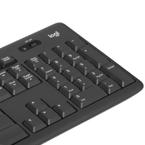 Клавиатура+мышь беспроводная Logitech Wireless Combo MK275 черный