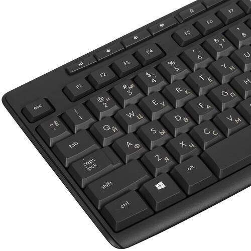Клавиатура+мышь беспроводная Logitech Combo MK295 Black черный