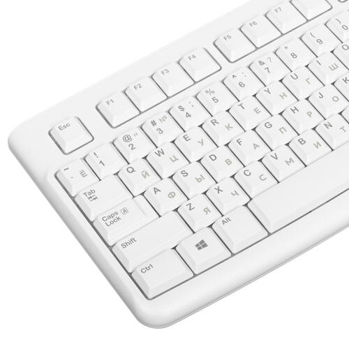 Клавиатура+мышь проводная Logitech Desktop MK120 белый
