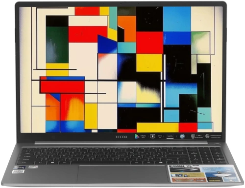 16" Ноутбук Tecno Megabook T16RA серый 16" Ноутбук Tecno Megabook T16RA серый