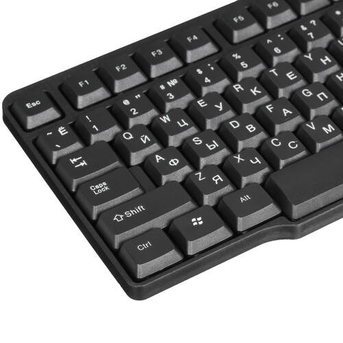 Клавиатура+мышь проводная Aceline KM-507BU черный
