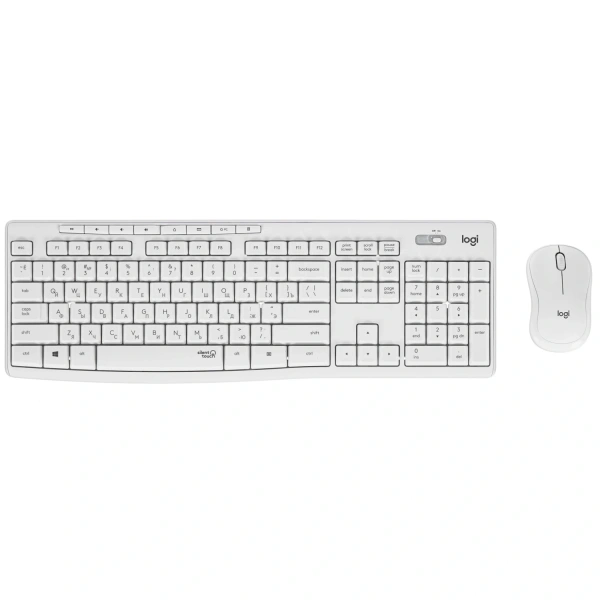 Купить клавиатура+мышь беспроводная logitech combo mk295 white белый Купить клавиатура+мышь беспроводная logitech combo mk295 white белый
