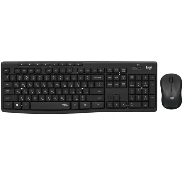 Купить клавиатура+мышь беспроводная logitech combo mk295 black черный Купить клавиатура+мышь беспроводная logitech combo mk295 black черный