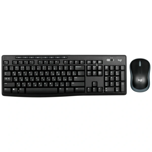 Купить клавиатура+мышь беспроводная   logitech mk270 черный Купить клавиатура+мышь беспроводная   logitech mk270 черный