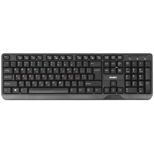 Купить клавиатура+мышь  проводная  sven kb-s330c черный Купить клавиатура+мышь  проводная  sven kb-s330c черный