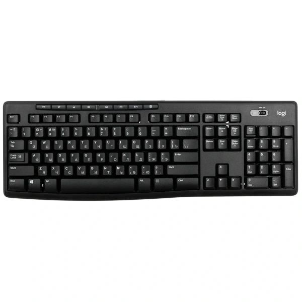 Купить клавиатура+мышь беспроводная   logitech mk270 черный Купить клавиатура+мышь беспроводная   logitech mk270 черный